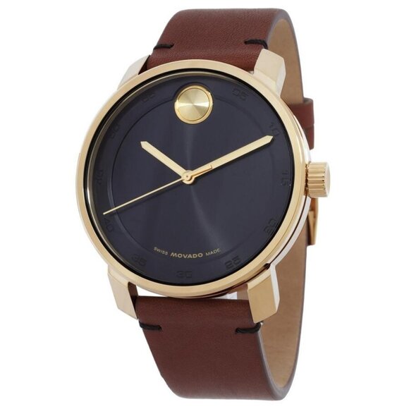 NWT Authentic Movado Bold Access Quartz Black Dial Men's Watch - Picture 1 of 3